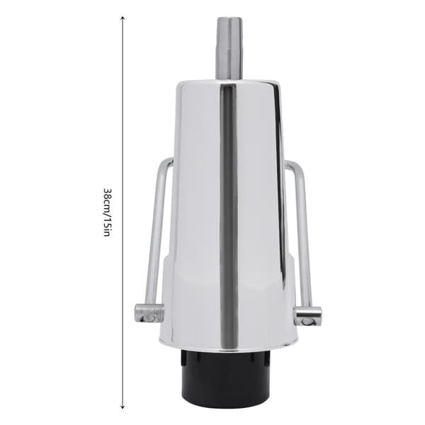 Stol Hydraulisk Pump, Justerbar Höjd 4,3 tum, Maximal Belastningskapacitet 440 lbs,Silver