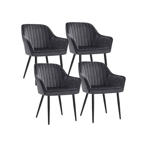 Ruokapöydän tuolisarja 4 harmaata