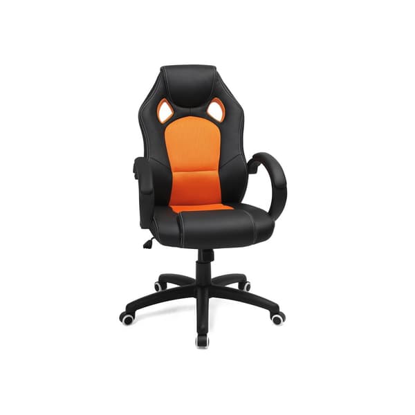 Kontorsstol svart-orange