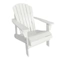 Pikkukuva 5 / 7: AXI Carmen Adirondack puinen tuoli valkoinen | Puinen puutarhatuoli / oleskelutuoli 1 hengelle käsinojilla ja korkealla selkänojalla | 90 x 78 x 93 cm