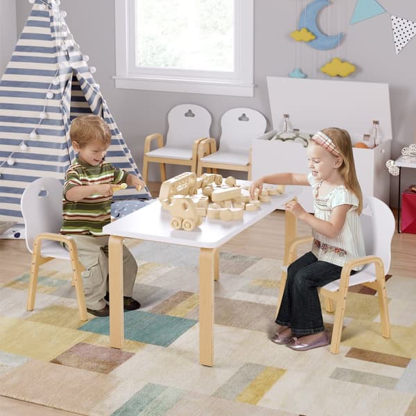 Barnstolar, Justerbar Höjd, Trämaterial