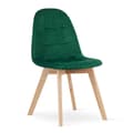 Miniatyrbillede 2 af 7: BORA stol - mørkegrøn velour x 4