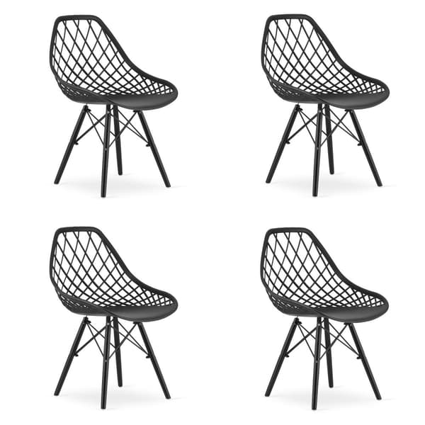 SAKAI Stol - Sort / Sorte ben x 4