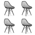 Miniatyrbillede 1 af 7: SAKAI Stol - Sort / Sorte ben x 4