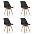 Miniatyrbild 1 av 7: MARK Stol Svart x 4