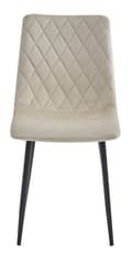 Miniatyrbillede 3 af 6: TURIN stol - beige velour x 3