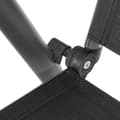 Miniatyrbillede 5 af 6: AXI Mack Campingstole Antracit/sort, sæt med 4 stk.  | Kompakt, sammenklappelig havestol, 7 indstillinger, med pude | Aluminiumsstel | Campingstol