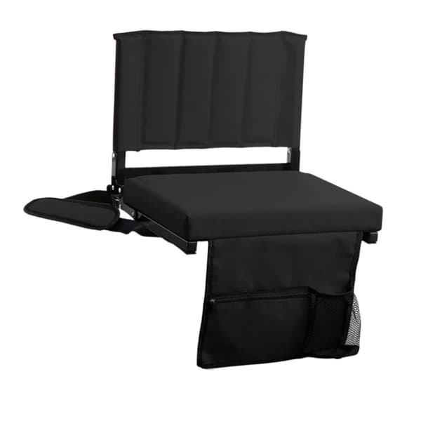 Stadiumsitsdyna, Ergonomisk design, Vattentät,svart