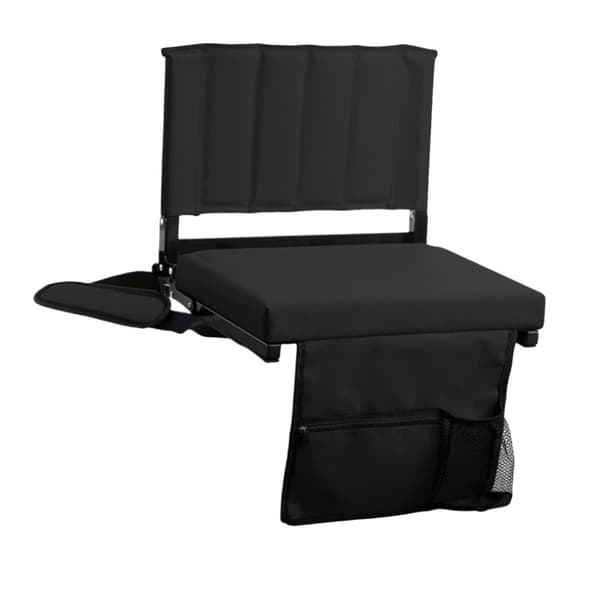 Stadiumsitsdyna, Ergonomisk design, Vattentät,svart