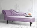 Pikkukuva 2 / 11: Divaani violetti 170 x 61 x 79 cm sametti puu vaneri vasen napitettu verhoilunaula