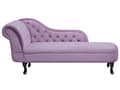 Pikkukuva 1 / 11: Divaani violetti 170 x 61 x 79 cm sametti puu vaneri vasen napitettu verhoilunaula
