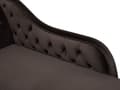 Miniatyrbillede 9 af 11: Chaiselong Brun Velour 170 x 79 cm Hjørnesofa Venstrevendt Daybed med Ryg Tuftet Chesterfield Mønster Stue Tilbehør Inspiration Vintage Antik