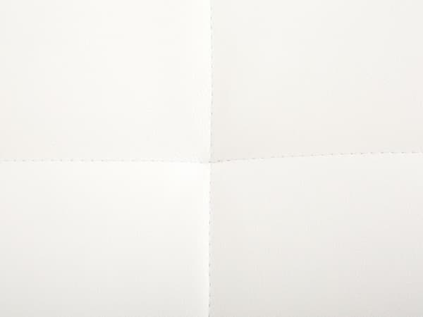 Schäslong Vit Konstläder Tuftad Modern Vardagsrum Fällbar Dagbädd Silverben