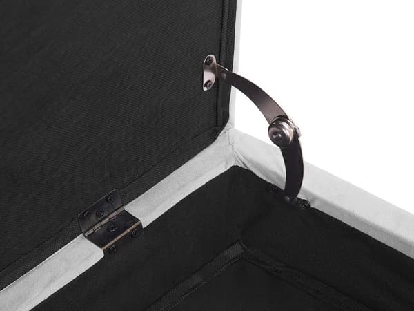 Schäslong Ljusgrå Konstläder Svarta Ben Modern Design