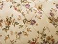 Miniatyrbild 8 av 9: Schäslong Beige Flerfärgad Högervänd Polyester Tyg Knappar Blommönster