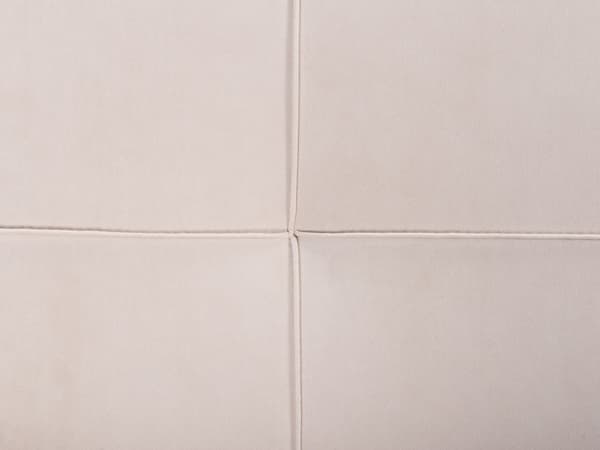 Chaiselong Beige Velour Tuftet Tilbagelænet Ryglæn og Fodstøtte Profileret Glamourøs Stil