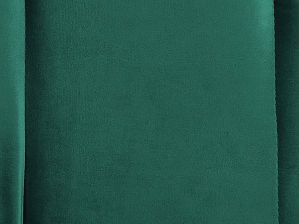 Divaani smaragdinvihreä samettiverhoilu rautajalat irrotettava päällinen vasen moderni glamour
