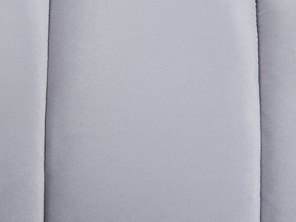Divaani vaaleanharmaa samettiverhoilu rautajalat irrotettava päällinen vasen moderni glamour