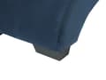 Pikkukuva 10 / 11: Divaani tummansininen 157 x 82 x 66 cm samettiverhoilu eukalyptuspuu Bluetooth-kaiutin USB-portti