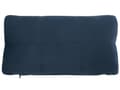 Pikkukuva 11 / 11: Divaani tummansininen 157 x 82 x 66 cm samettiverhoilu eukalyptuspuu Bluetooth-kaiutin USB-portti
