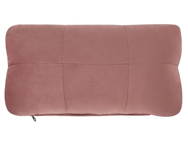 Schäslong Rosa Sammet Inbyggd Bluetooth-högtalare USB-laddare Modern Design Kurvad Vardagsrum