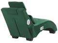 Miniatyrbillede 5 af 11: Chaiselong Smaragdgrøn Velour Indbygget Bluetooth Højttaler USB Oplader Moderne Design Buet 1 Person Sofa Dagligstue