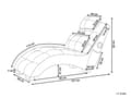 Miniatyrbild 3 av 11: Schäslong Mörkblå Sammet Inbyggd Bluetooth-högtalare USB-laddare Modern Design Kurvad Vardagsrum