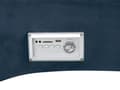 Miniatyrbild 9 av 11: Schäslong Mörkblå Sammet Inbyggd Bluetooth-högtalare USB-laddare Modern Design Kurvad Vardagsrum