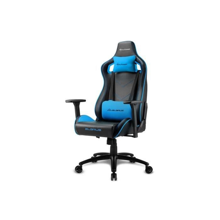 Sharkoon Elbrus 3 Gaming stol svart/blå 4044951027668