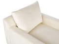 Miniatyrbild 6 av 10: Schäslong Beige Sammetsklädsel Armstöd Kudde Nackstöd Modern Design Symmetrisk