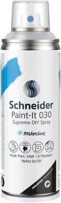 Pikkukuva 1 / 6: Schneider S-ML03050490 Supreme DIY Spray Paint-it 030 Blank Lak Mat 200ml