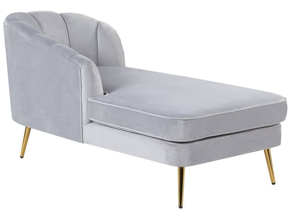 Divaani vaaleanharmaa samettiverhoilu rautajalat irrotettava päällinen oikea moderni glamour