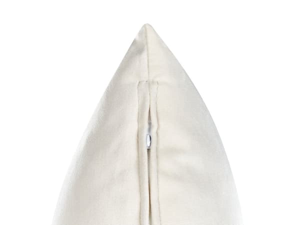 Schäslong Kräm sammet polyester klädsel högervänd mörka träben extra kastkuddar modern design vardagsrumsmöbler