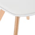 Miniatyrbild 3 av 4: Set med 2 skandinavisk stil Baya Atmosphera stolar - Vit