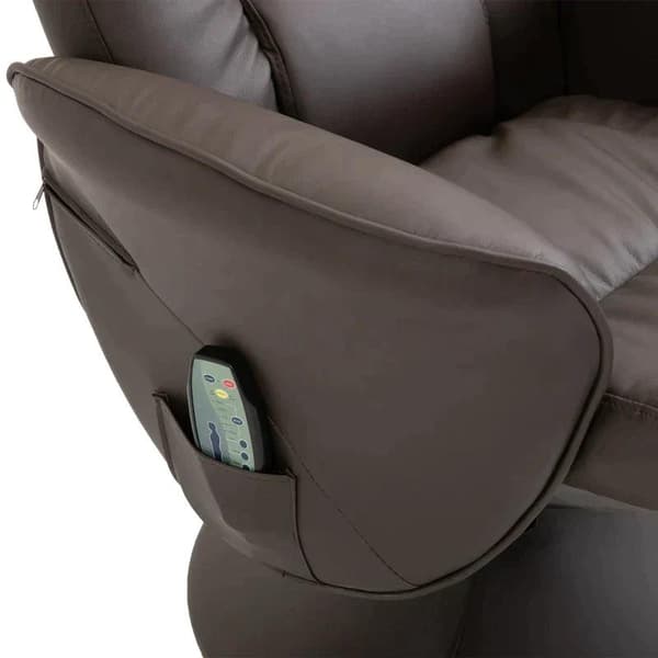 Rootz Relaxation Tuoli Jalkarahalla - Makaava toiminto - Hierontatuoli - Hierontatoiminnolla varustettu tv-tuoli - Lepotuoli - Ergonominen tuoli 10 tä