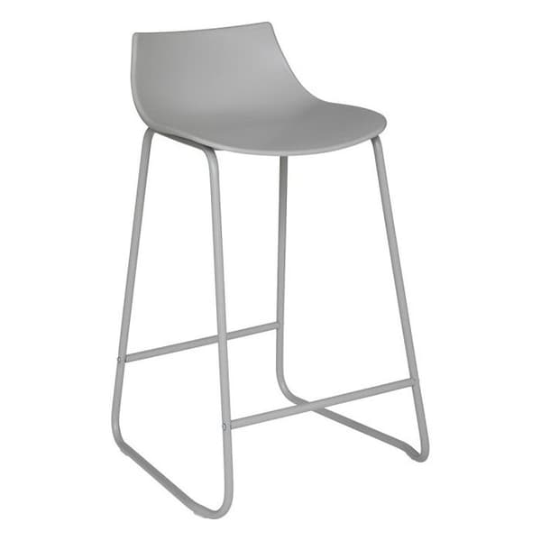 Set med 2 Atmosphera "Otac" Design barstolar - Grå