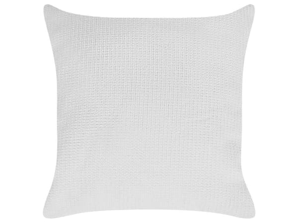Hvid polstret polyester venstre chaiselong metalben dekorative hynder moderne design til stuen