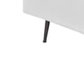 Miniatyrbillede 11 af 11: Hvid polstret polyester venstre chaiselong metalben dekorative hynder moderne design til stuen