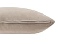 Miniatyrbillede 8 af 10: Beige polstret polyester chaiselong venstre side metalben dekorative hynder moderne design til stuen