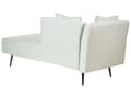 Miniatyrbillede 6 af 11: Mint polstret polyester venstre chaiselong metalben dekorative hynder moderne design til stuen