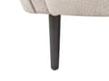 Miniatyrbillede 9 af 11: Chaiselong Beige Boucle Daybed med Ryglæn Gæsteseng Quiltet Multifunktionel Chaise Venstrevendt Sofa Moderne til Stuen Lille Hjørnesofa