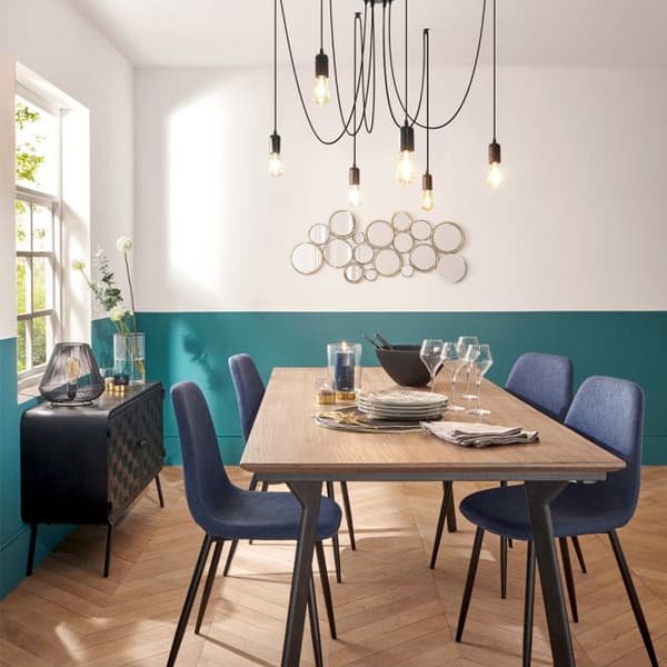 Set med 2 stolar i skandinavisk stil Tyka Atmosphera - Blå