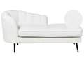 Miniatyrbild 1 av 11: Schäslong Off-White Boucle-klädsel Svarta metallben Vänster Modern Design Vardagsrumsmöbler