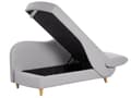 Miniatyrbillede 7 af 11: Chaiselong Lysegrå Hør Lyst Træben 2 Personers Blød Polstret Hjørnesofa Daybed med Opbevaring Stue Retro Rygpuder Tilbehør Inspiration