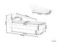Miniatyrbillede 3 af 11: Chaiselong Mørkegrå Velour Sorte Træben 2 Personers Blød Polstret Hjørnesofa Daybed med Opbevaring Stue Retro Rygpuder Tilbehør Inspiration