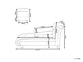 Miniatyrbillede 3 af 10: Chaiselong Taupe Velour Sorte Træben 2 Personers Blød Polstret Hjørnesofa Daybed med Ryglæn Stue Retro Tilbehør Inspiration