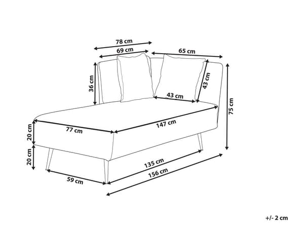 Chaiselong Hvid Boucle Daybed med Ryglæn Gæsteseng Multifunktionel Chaise Venstrevendt Sofa Moderne til Stuen Lille Hjørnesofa