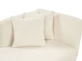 Miniatyrbillede 10 af 11: Chaiselong Hvid Boucle Daybed med Ryglæn Gæsteseng Multifunktionel Chaise Venstrevendt Sofa Moderne til Stuen Lille Hjørnesofa