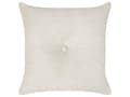 Miniatyrbillede 7 af 11: Lys beige velour chaiselong højre quiltet afrundede armlæn sorte ben retro traditionel stil