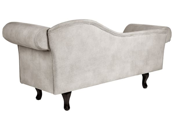 Sittpuff Taupe sammet Knapptuftad klädsel Höger med kudde Retro traditionell stil Lätt att rengöra Husdjursvänlig